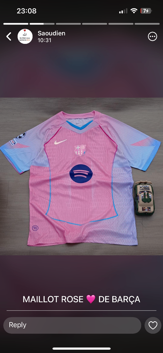 Maillot FC Barcelone