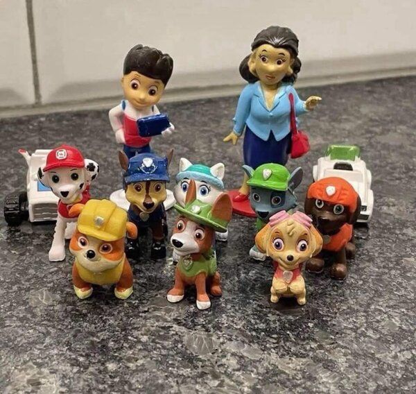 12 Figurines Pat Patrouille