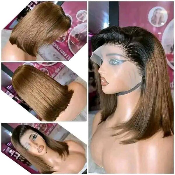 Perruque synthétique courte pour femmes