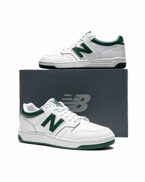 New Balance blanches vert