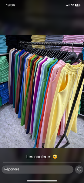 Polo/ pantalon palanzo/ chemis