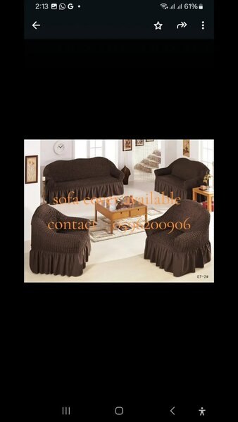 Skirts sofa cover, full set