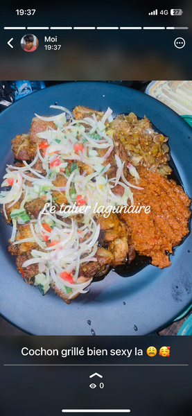 Cochon Grillé Savoureux