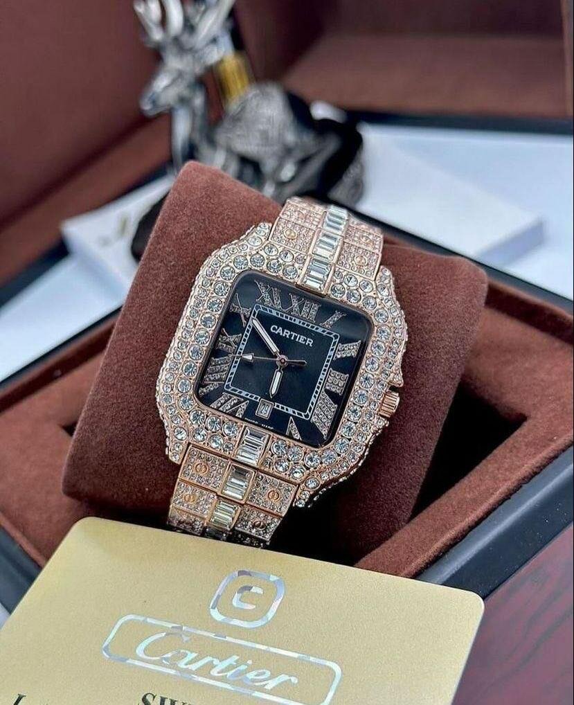 Cartier ice stone watch