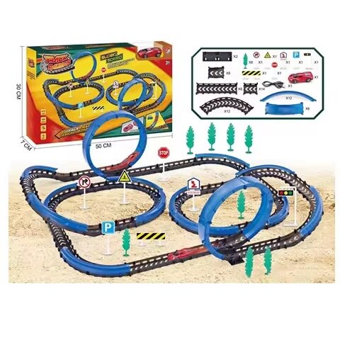 Circuit de course à boucles