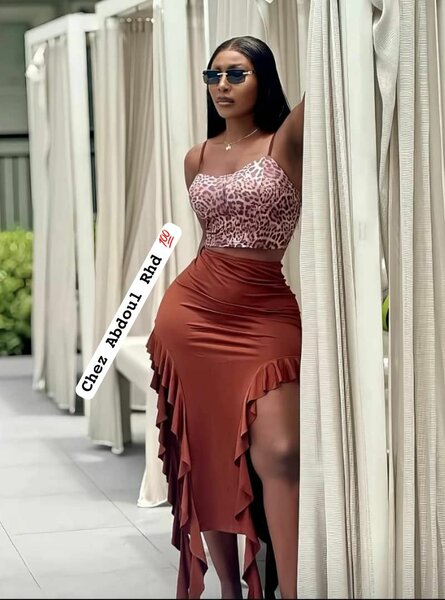 Robe asymétrique élégante