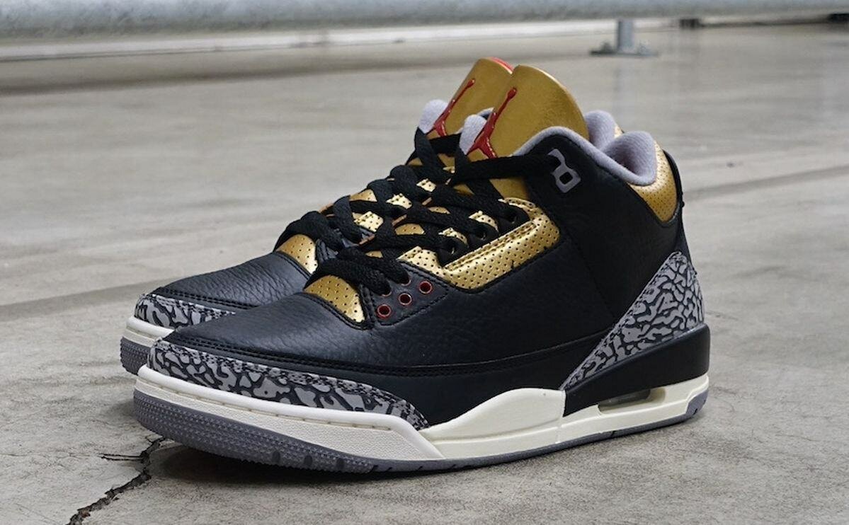 Air Jordan 3 Black Gold