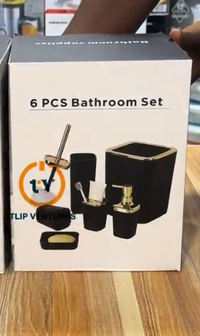 6pcs bathroom set