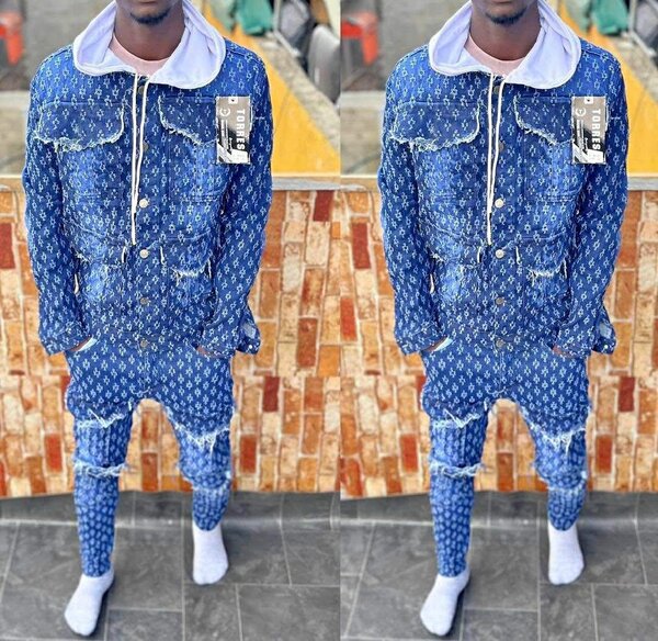 Ensemble jean stylé homme