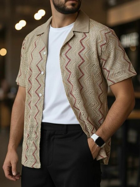 Chemise en crochet élégante