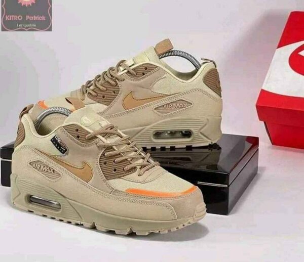 Baskets Air Max Beige Homme