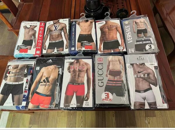 Boxers en coton pour hommes