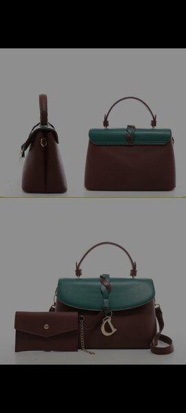 Sac à main en cuir Dior avec pochette