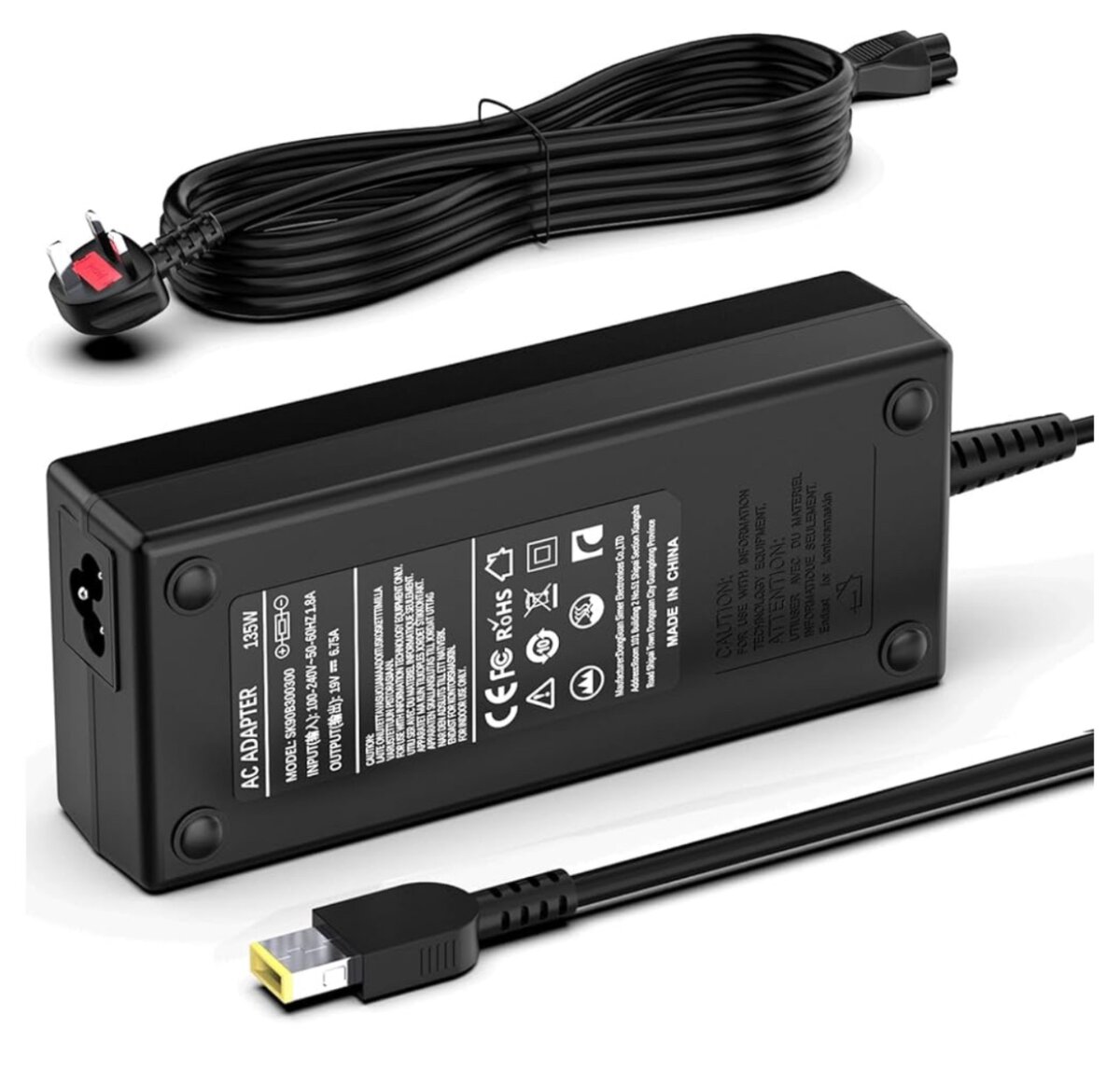 135W LAPTOP CHARGER FOR LENOVO IDEAPAD Y40-70 Y50-70