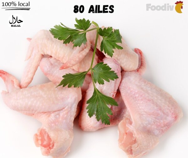 80 ailes de poulet