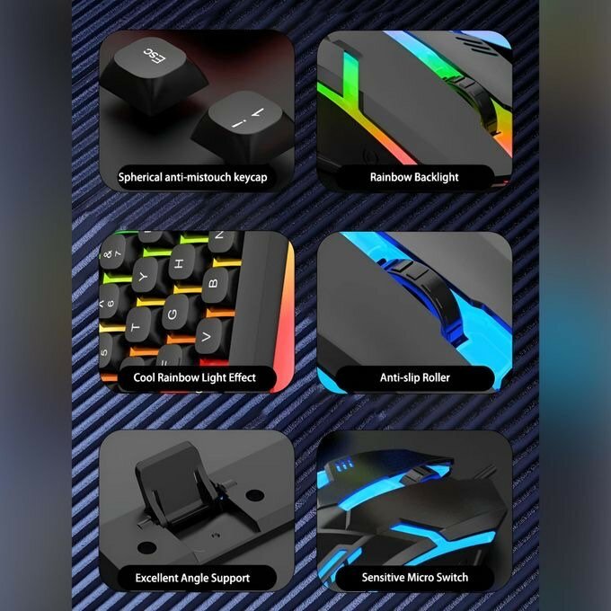 Clavier et Souris RGB Gamer