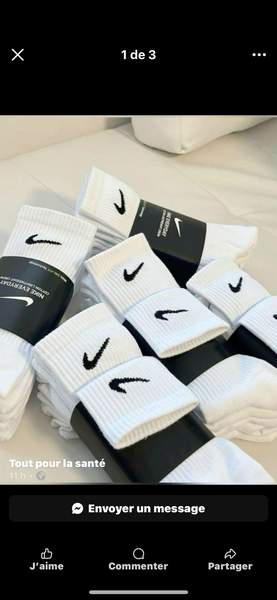 Chaussettes de Sport Blanches
