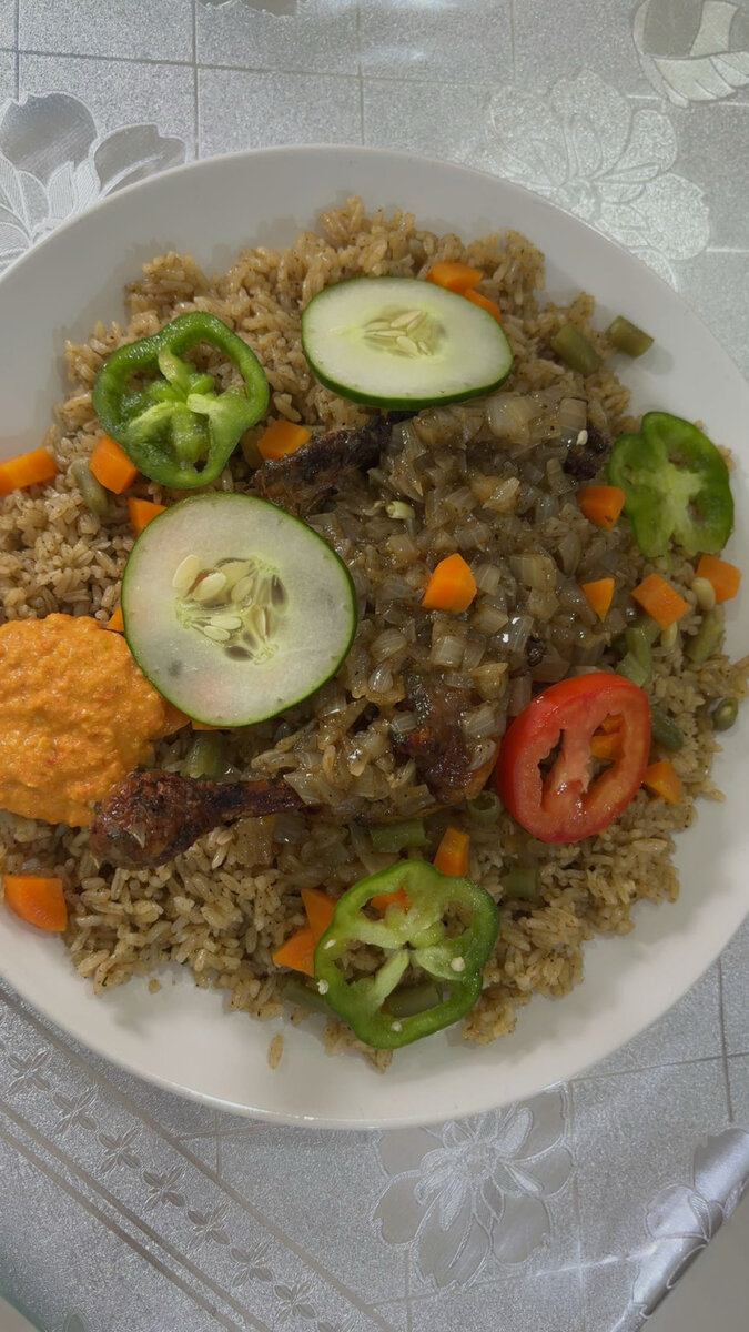 Délicieux repas africain