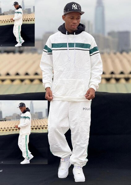 Ensemble de survêtement Polo blanc