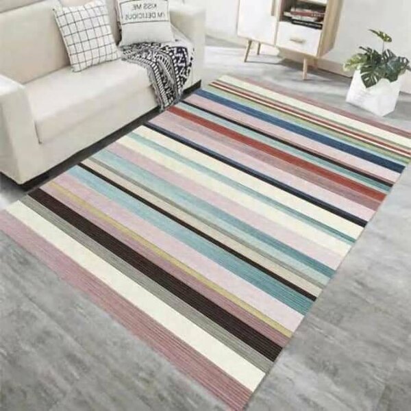 Tapis de salon avec poils