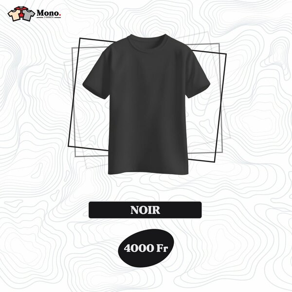 T-shirt Noir Classique