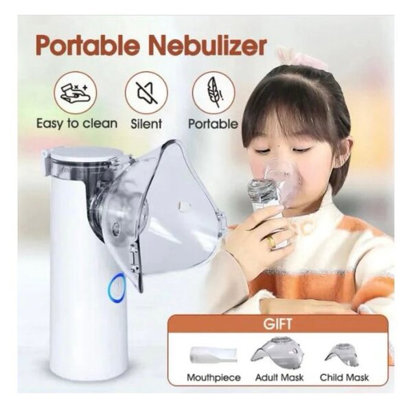 Nébuliseur portatif Adulte Enfants Toux Compresseur Pulvéris