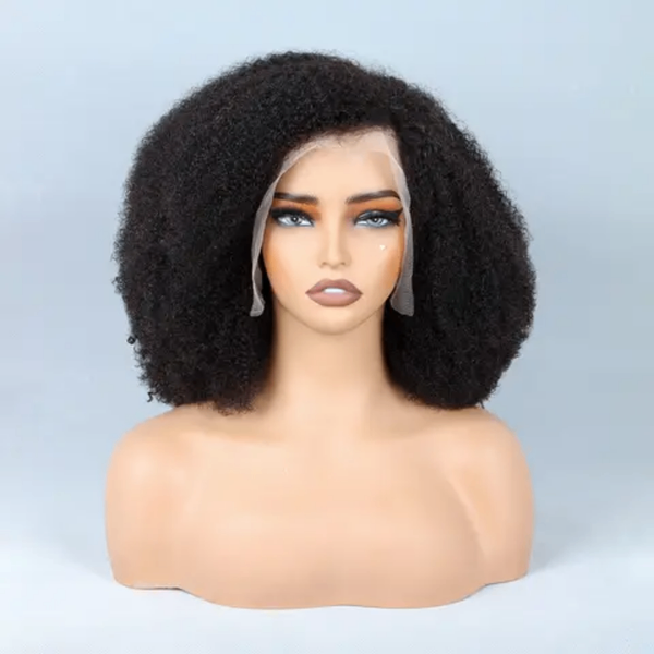 Perruque ondulée noire