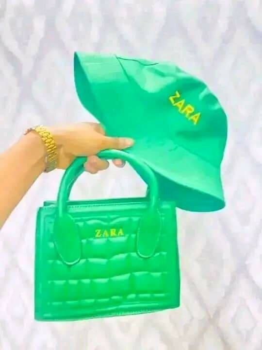 Ensemble chapeau et sac Zara
