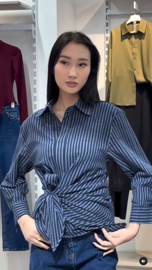 рубашка на завязках