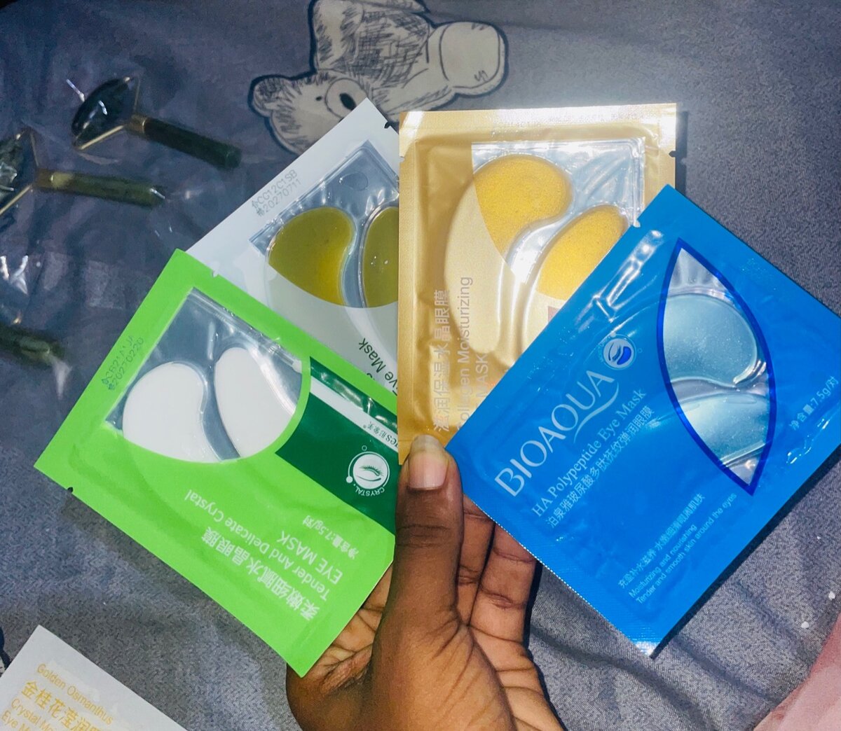 Face ,eye and lip masks