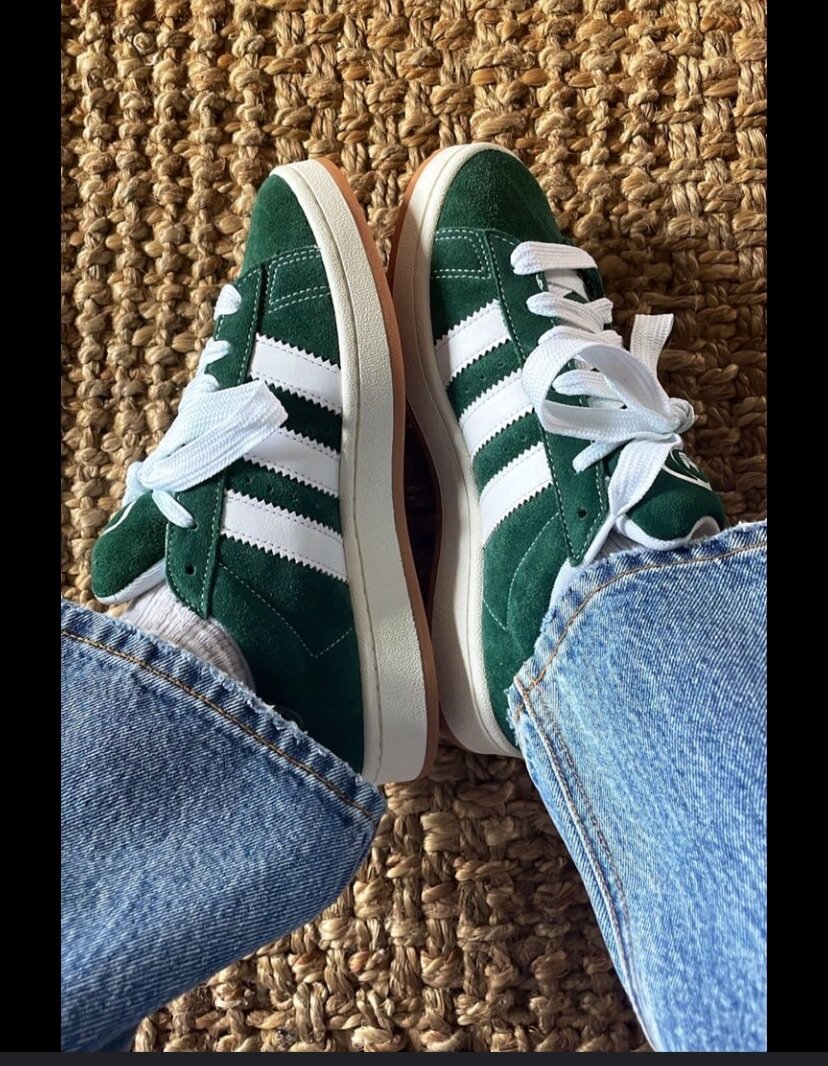 Adidas campus dark green
