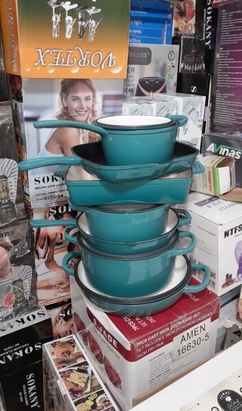 CAST IRON DUTCH OVEN SET