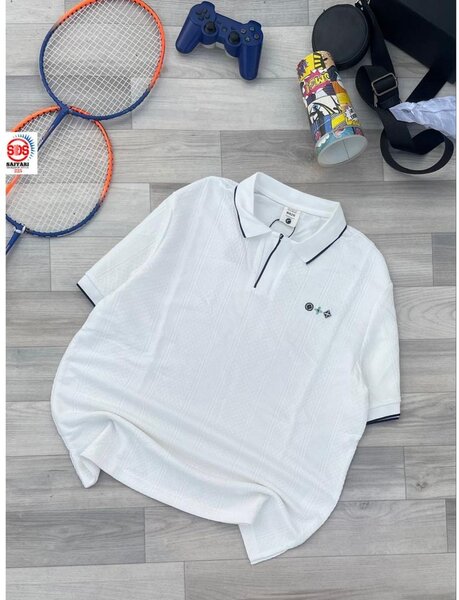 Polo blanc pour homme élégant
