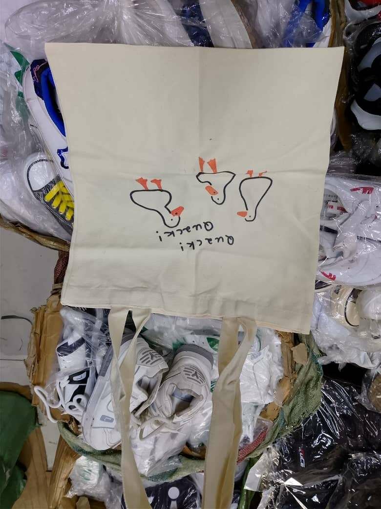 Tote Bag en Coton Imprimé