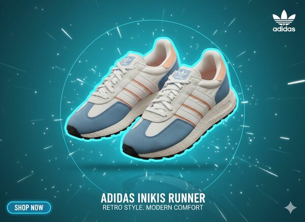 Baskets Adidas Inikis Rétro