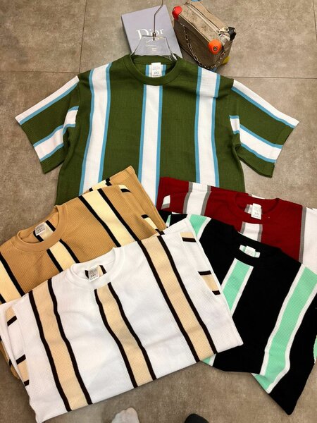 T-shirts rayés en coton