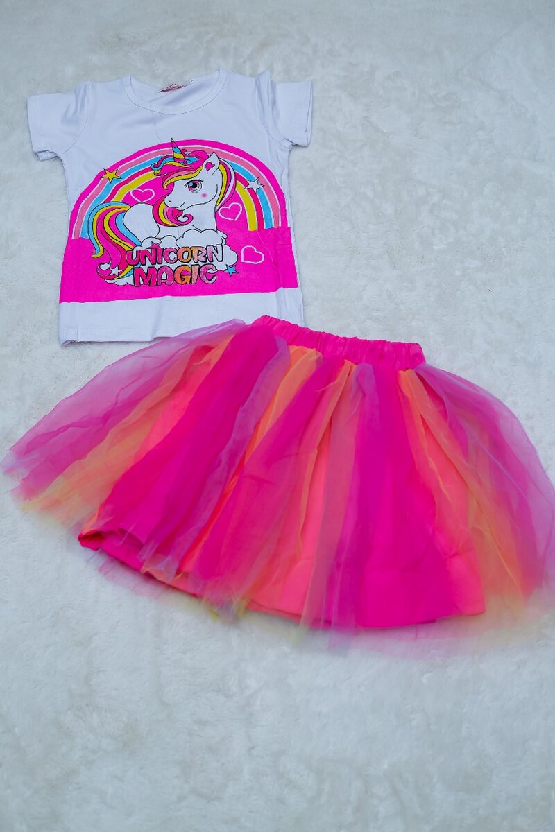 Ensemble T-shirt et Jupe Fille