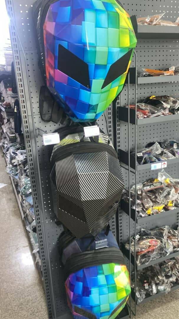 Sacs à dos design futuriste