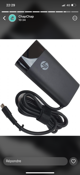 Chargeur HP 65W Universel