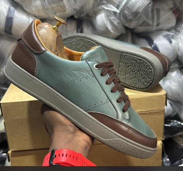 Sneakers en cuir décontractées