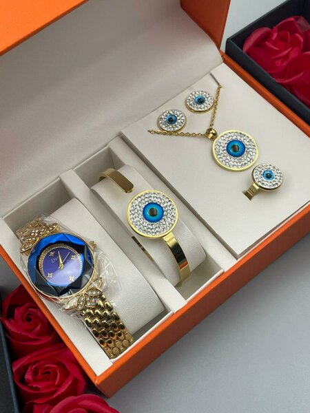 Set de Montre et Bijoux Élégants