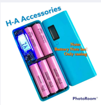 Brand New Power Bank Case 5 Cell 18650 Rechargeable Batteries Dual output Fast charging chipset (Only Case Cell Not Include)