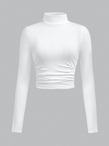 Haut court à manches longues femme