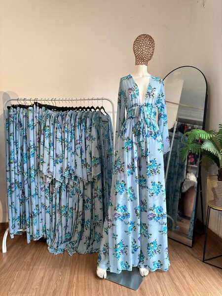 Ensemble en mousseline stretch