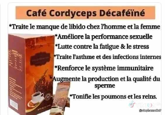 Café Cordyceps Décaféiné