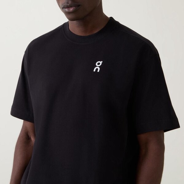 T-shirt ON noir en coton