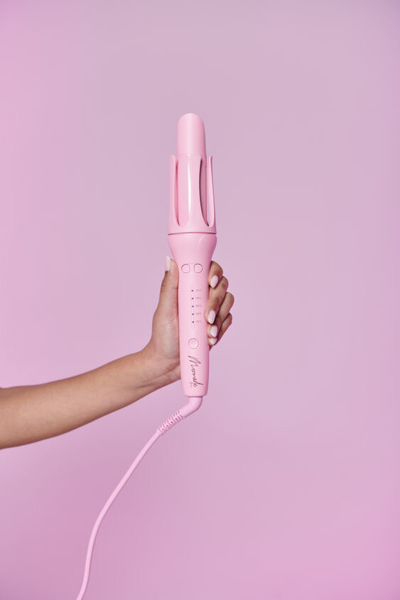 Fer à Boucler Automatique Rose