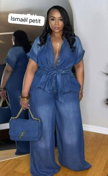 Combinaison en jean élégante