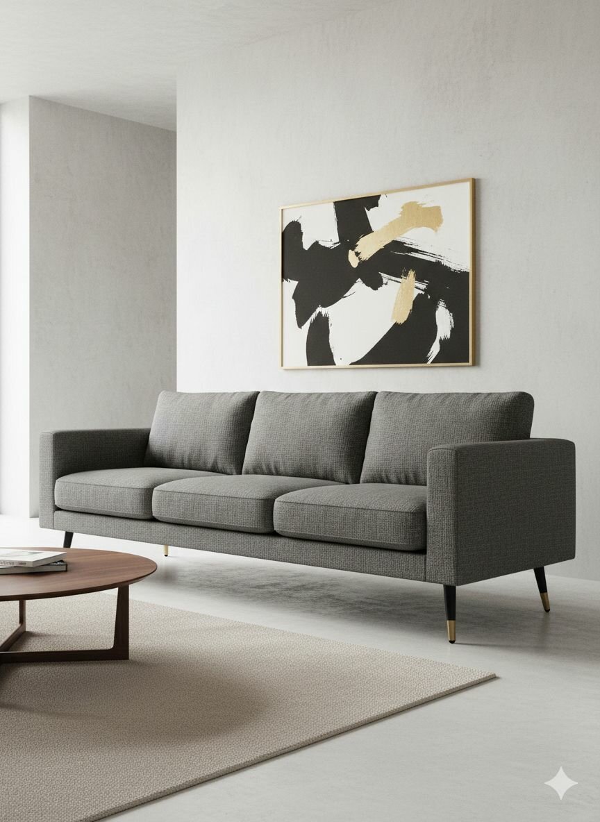 Pied de meuble moderne 15 cm