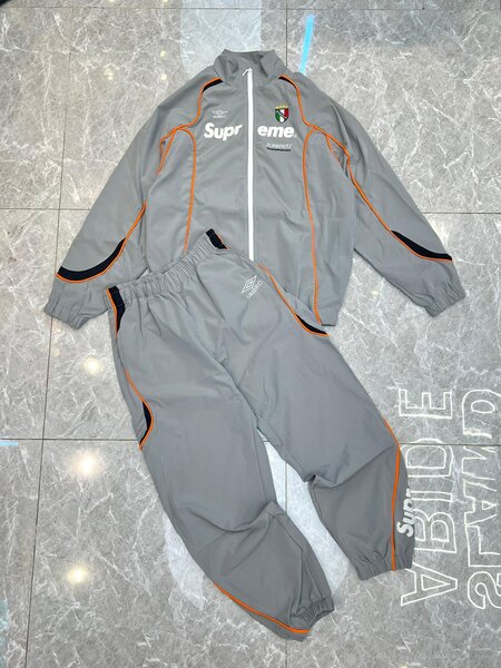 Supreme gris survêtement homme